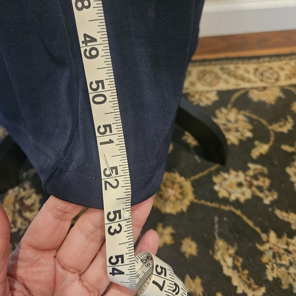 MODA Int'l Navy Blue Jersey Dress - Picture 2 of 6